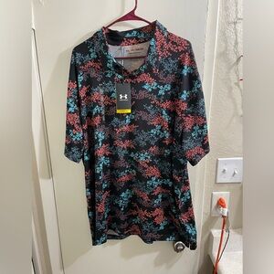 Under Armour Men's Playoff 3.0 Printed Golf Polo NWT 3 XL Size Floral Casual Fun